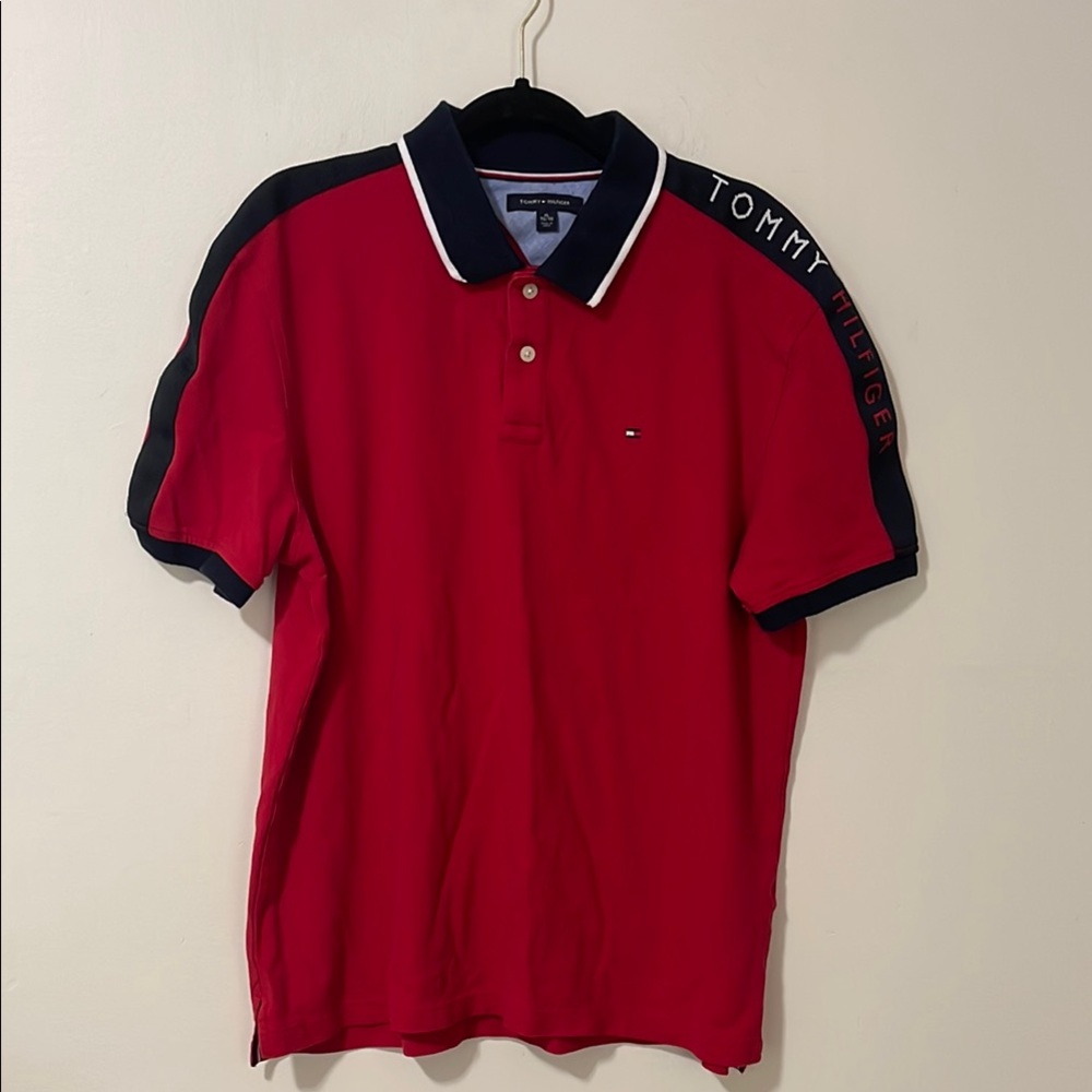☀️Sale🙃 Tommy Hilfiger Signature Elite Men’s Polo Shirt size XLarge